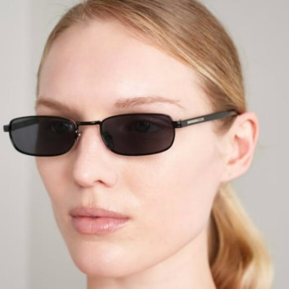 Prada Women Sunglasses Black Polarized Rectangle PRB54S 1AB5Z1 NEW AUTHENTIC - Picture 12 of 12